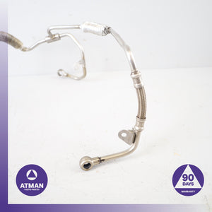 10-14 BMW E70 X5M Engine Turbocharger Oil Feed Line OEM