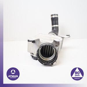 08-19 BMW F06 650i 550i 750i X6 4.4L V8 Left Side Turbocharger Intercooler OEM