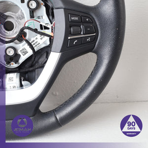 11-18 BMW F25 X3 X4 Sport Heated Steering Wheel Leather Black OEM — photo 4