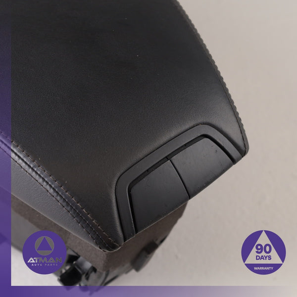 04-10 BMW E64 650i 645Ci Front Center Console Armrest Arm Rest Leather Black OEM