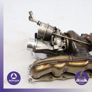 11-14 BMW E70 X5 X6 35i xDrive Engine Turbo Turbocharger Manifold OEM