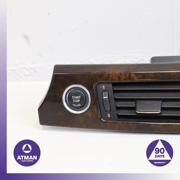 BMW E93 328i 335i Dashboard A/C AC Air Vent Grille Wood Trim w/ Switch OEM