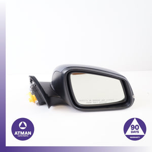 14-17 BMW F32 428i 430i Right Side Rear View Door Mirror Blue OEM 70k