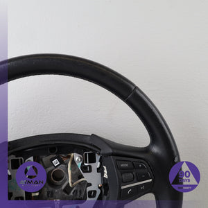 09-17 BMW F02 750Li 535i Leather Multifunction Steering Wheel 32336790886 OEM — photo 4
