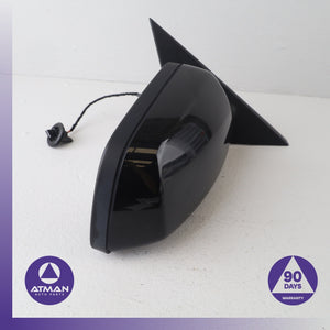 08-10 BMW E60 528i 535i Right Rear View Door Mirror Black OEM