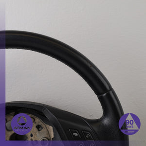 BMW E90 328i Steering Wheel Black w/ Switch 32306764547 OEM