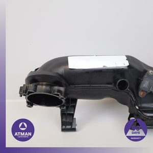 2011 BMW F10 550i N63B44 Right Side Engine Motor Intake Manifold 7555663 OEM — photo 2