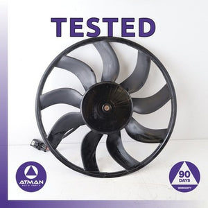 14-19 BMW F16 X6 X5 3.0L Engine Motor Radiator Cooling Fan Blade w/ Motor OEM