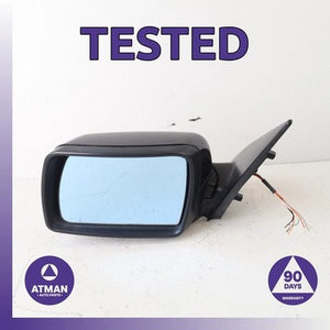 00-06 BMW E53 X5 Left Driver Side Rear View Door Mirror Black OEM
