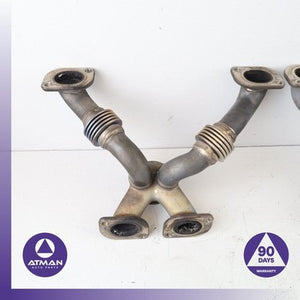BMW F06 M6 4.4L V8 S63 Left & Right Engine Exhaust Manifold Set OEM