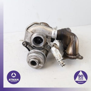 07-13 BMW E90 335i N54B30 3.0L Front Turbo Turbocharger 7649289 OEM