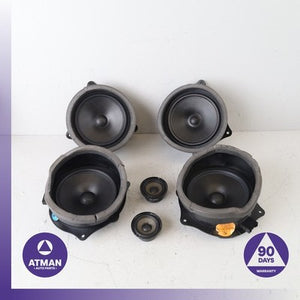00-06 BMW E53 X5 Interior Audio Speaker Tweeter Loudspeaker Set OEM