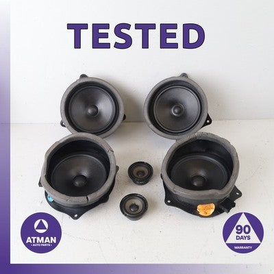 00-06 BMW E53 X5 Interior Audio Speaker Tweeter Loudspeaker Set OEM