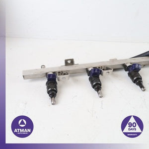 01-06 BMW E53 X5 Z4 330i 3.0L Fuel Gas Rail w/ Injectors 13537546245 OEM