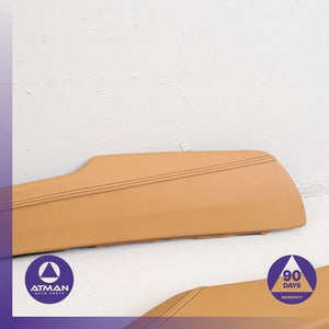 BMW F16 X6 Center Console Cover Panel Trim Brown Set OEM
