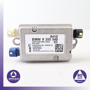 BMW G12 740i USB Multimedia Hub Control Module 9355549 OEM