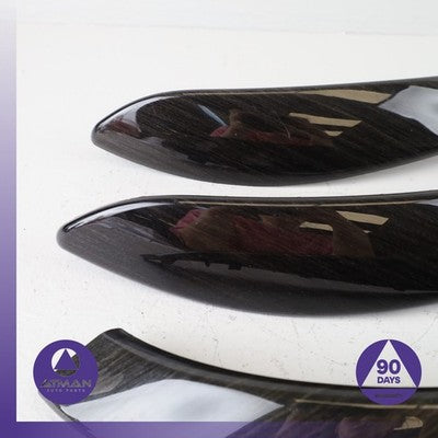 BMW F30 328i 335i 330e Front & Rear Door Trim Panel Wood Set OEM