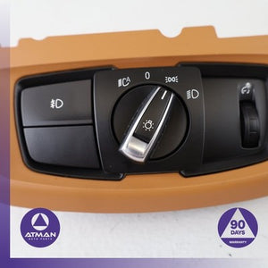 BMW F16 X6 X5 Dash Headlight Head Light Control Switch OEM