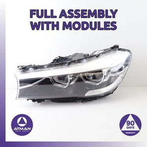 16-19 BMW G12 740i 750Li Left Adaptive Headlight Head Light Lamp AHL LED OEM