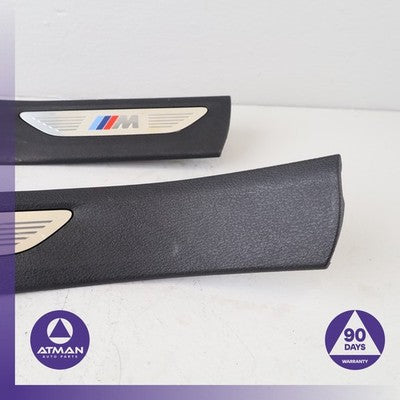 15-19 BMW F16 X6 Rear Right & Left Door Step Entry Sill Panel Set OEM