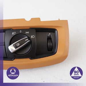 BMW F16 X6 X5 Dash Headlight Head Light Control Switch OEM