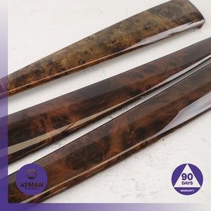 BMW E53 X5 Front & Rear Door Trim Panel Wood Set OEM