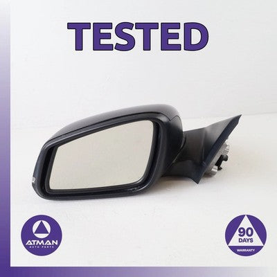 12-18 BMW F30 328i 320i Left Driver Side Rear View Door Mirror OEM