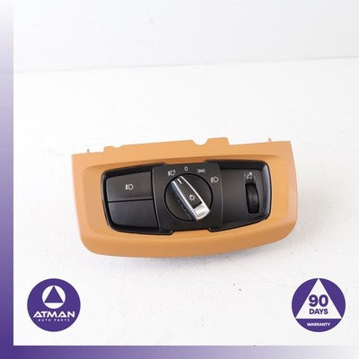 BMW F16 X6 X5 Dash Headlight Head Light Control Switch OEM