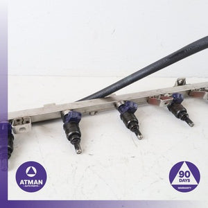 01-06 BMW E53 X5 Z4 330i 3.0L Fuel Gas Rail w/ Injectors 13537546245 OEM