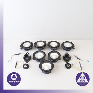 06-11 BMW E90 330i 328i Top Hi-Fi Interior Speaker Tweeter Loudspeaker Set OEM