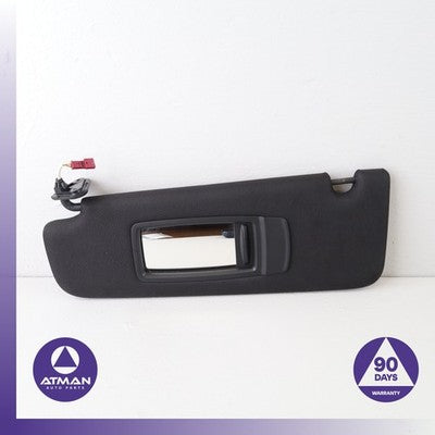 BMW G12 740i Left Side Sunvisor Sun Visor Black 51168062819 OEM