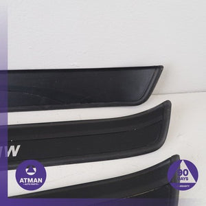 BMW E90 335i Front & Rear Sill Scuff Plate Cover Panel Set OEM