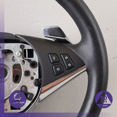 04-10 BMW E64 650i 550i 540i 645Ci Sport Steering Wheel w/ Paddle Shifters OEM