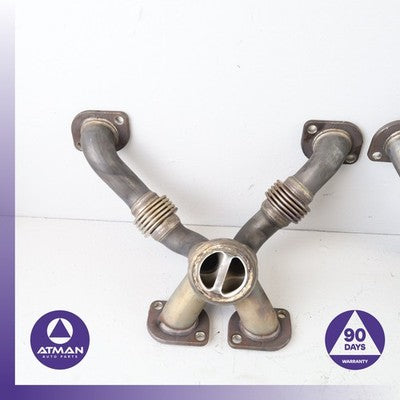 BMW F06 M6 4.4L V8 S63 Left & Right Engine Exhaust Manifold Set OEM