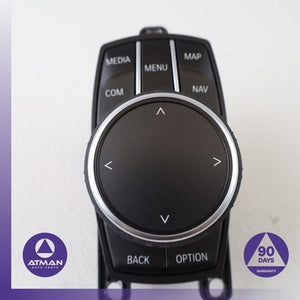 14-19 BMW F16 X6 X5 Media Navigation Controller Switch Knob 65829350723 OEM