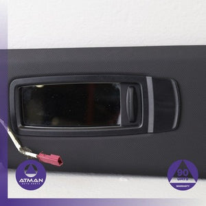 BMW F16 X6 X6M Right Passenger Side Sunvisor Sun Visor Black 51168061370 OEM