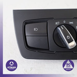 12-18 BMW F30 328i 335i M3 Headlight Fog Light Switch Control Module w/ Trim OEM