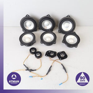 06-11 BMW E90 335i 328i Top Hi-Fi Interior Speaker Tweeter Loudspeaker Set OEM