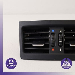 BMW E90 330i 335i Rear Center Console A/C Dual Air Vent Grille OEM