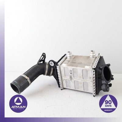12-19 BMW F06 M6 M5 4.4L S63 Left Side Turbocharger Intercooler 7843123 OEM