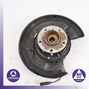 BMW F30 328i 330i Rear Left Spindle Knuckle Hub w/ Shield OEM