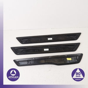 BMW F30 328i 335i 330e Front & Rear Door Entrance Sill Scuff Trim Panel Set OEM