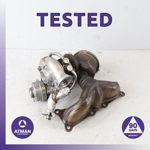 07-13 BMW E90 335i N54B30 3.0L Front Turbo Turbocharger 7649289 OEM
