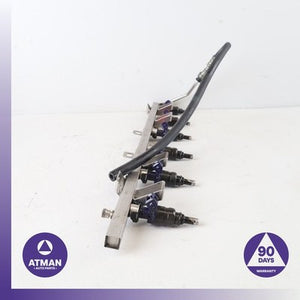 01-06 BMW E53 X5 Z4 330i 3.0L Fuel Gas Rail w/ Injectors 13537546245 OEM