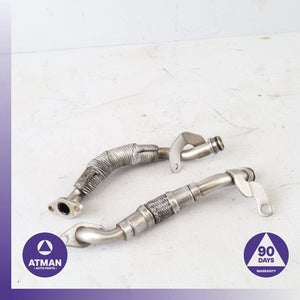BMW E90 335i 3.0L I6 N54 Engine Turbocharger Coolant Oil Line Set OEM