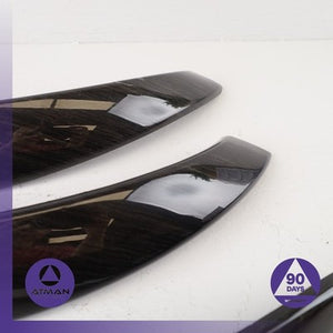 BMW F30 328i 335i 330e Front & Rear Door Trim Panel Wood Set OEM