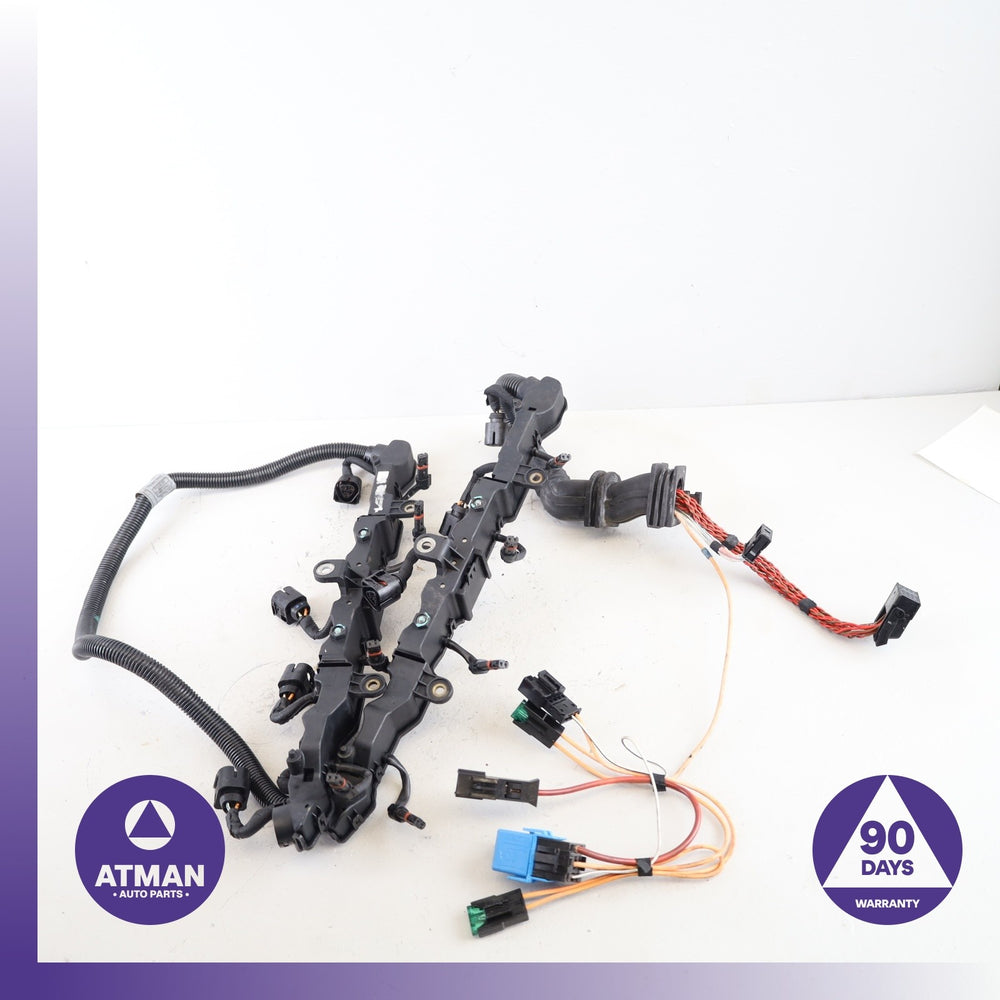 08-14 BMW E70 X5M X6 4.4L Fuel Injector Injection Wiring Harness OEM