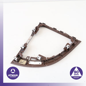 BMW E82 128i Automatic Transmission Gear Shifter Trim Bezel Wood 9121650 OEM