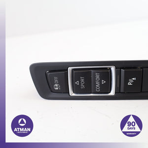 BMW F15 X5 X6 Center Console Parking Traction Control Panel Switch 9262719 OEM