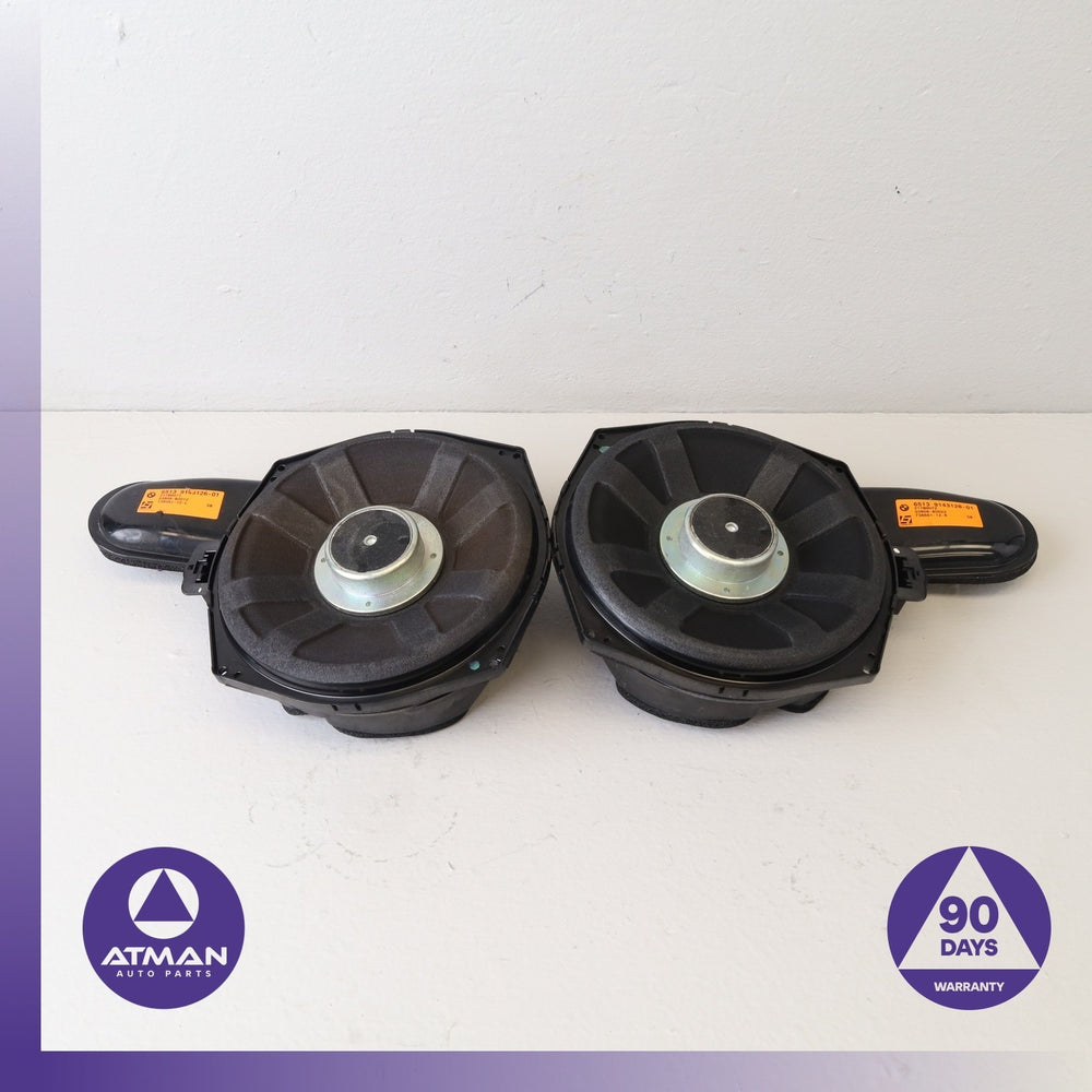 04-10 BMW E64 650i Convertible Left & Right Quarter Panel Subwoofer Speaker OEM